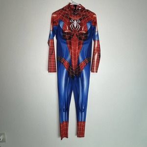 Spider-Woman Jumpsuit Cosplay Costume Spider-Girl Tights-size L